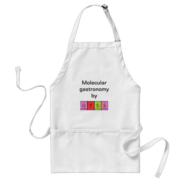 Ottis periodic table name apron (Front)