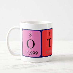 Ottis periodic table name mug