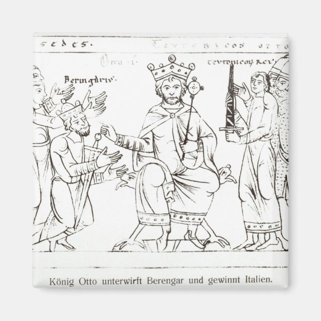 Otto I Submitting to Berenger II Magnet (Front)