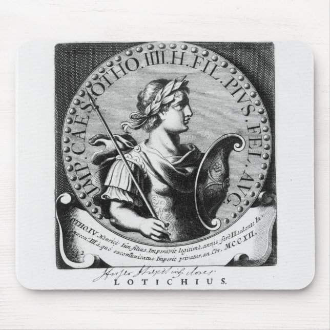 Otto IV  of Brunswick Mouse Mat (Front)