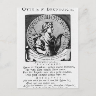 Otto IV  of Brunswick Postcard