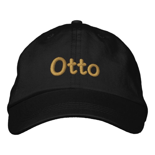 Otto Personalised Baseball Cap / Hat (Front)