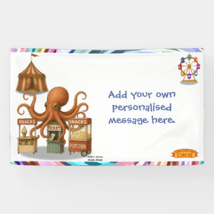 Otto’s circus snack shack banner