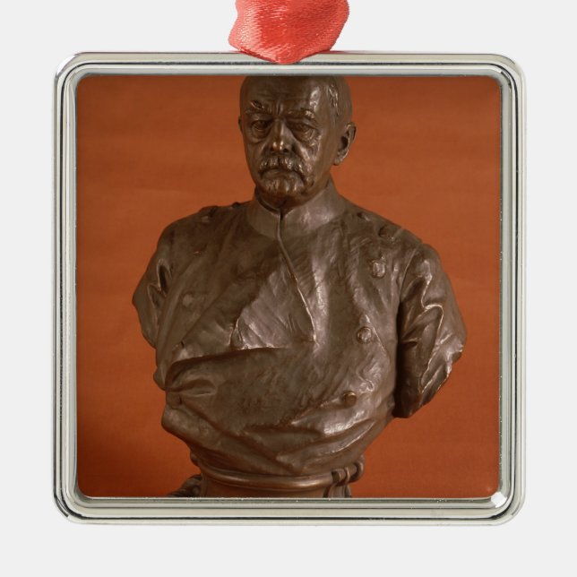 Otto von Bismarck, 1886 Metal Tree Decoration (Front)