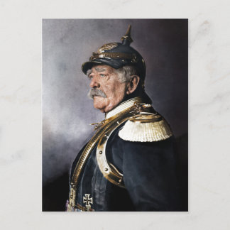 Otto von Bismarck 1894 Colourized Postcard