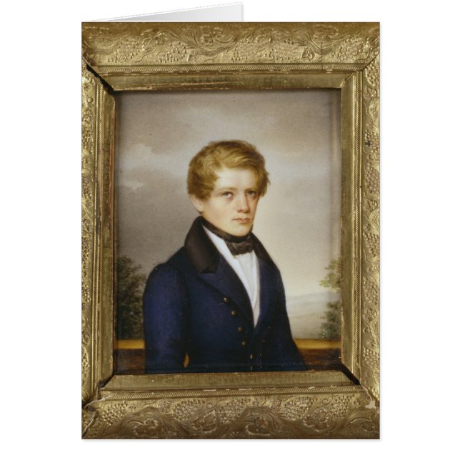 Otto von Bismarck as a Student, 1833 (Front)