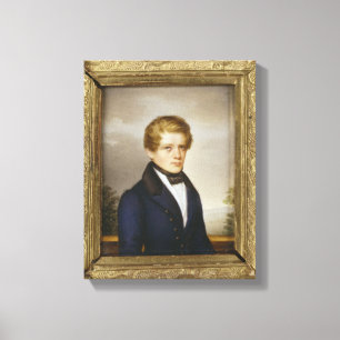 Otto von Bismarck as a Student, 1833 Canvas Print