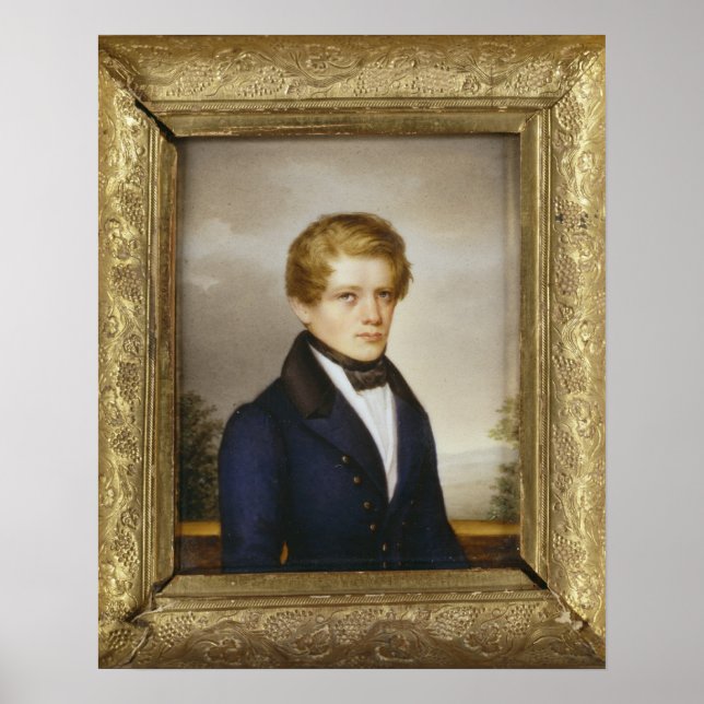 Otto von Bismarck as a Student, 1833 Poster (Front)