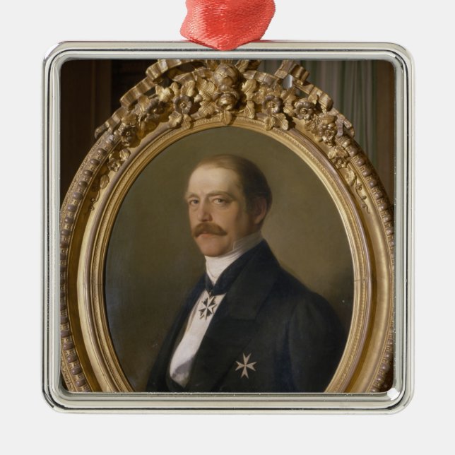 Otto von Bismarck Metal Tree Decoration (Front)