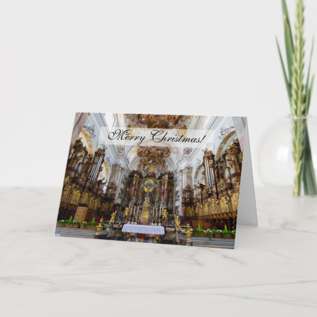 Ottobeuren Abbey Christmas card (Front)
