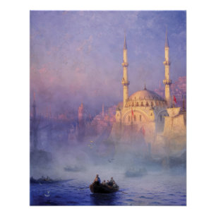 Ottoman Architecture Nusretiye Top-Kahné Mosque Poster