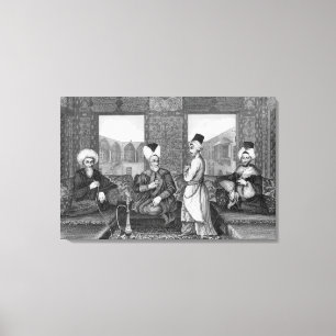 Ottoman Dignitaries Canvas Print