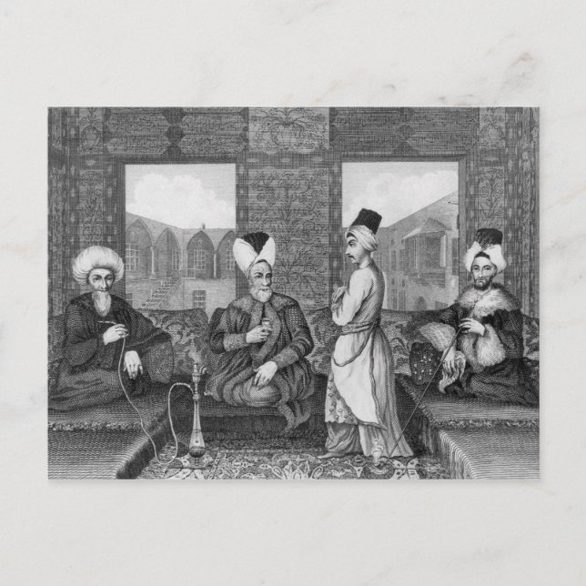 Ottoman Dignitaries Postcard (Front)