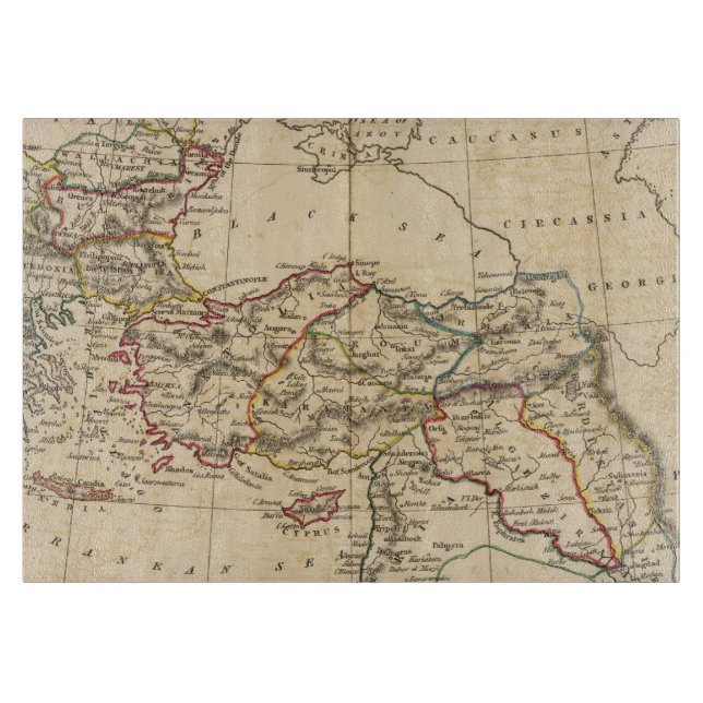 Ottoman Empire Cutting Board (Front)