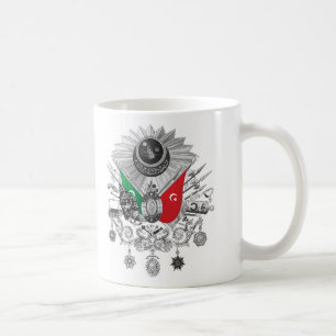 Ottoman Empire Grayscale Coat Of Arms Coffee Mug