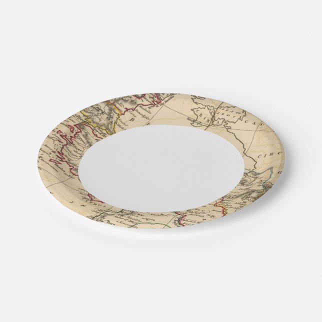 Ottoman Empire Paper Plate (Angled)
