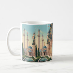 Ottoman-era mosque architectural design mugs