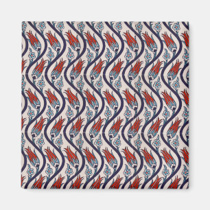 Ottomans Tulip Pattern / Tile Art Magnet