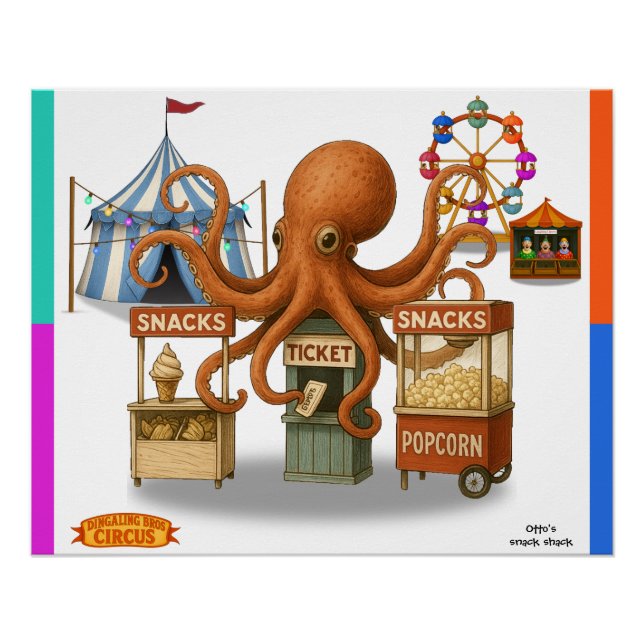 Otto's Snack Shack Poster (Front)