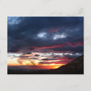 Ottoway Lake Sunset - Yosemite - Sierra Nevada Postcard