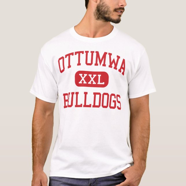 Ottumwa - Bulldogs - High School - Ottumwa Iowa T-Shirt (Front)