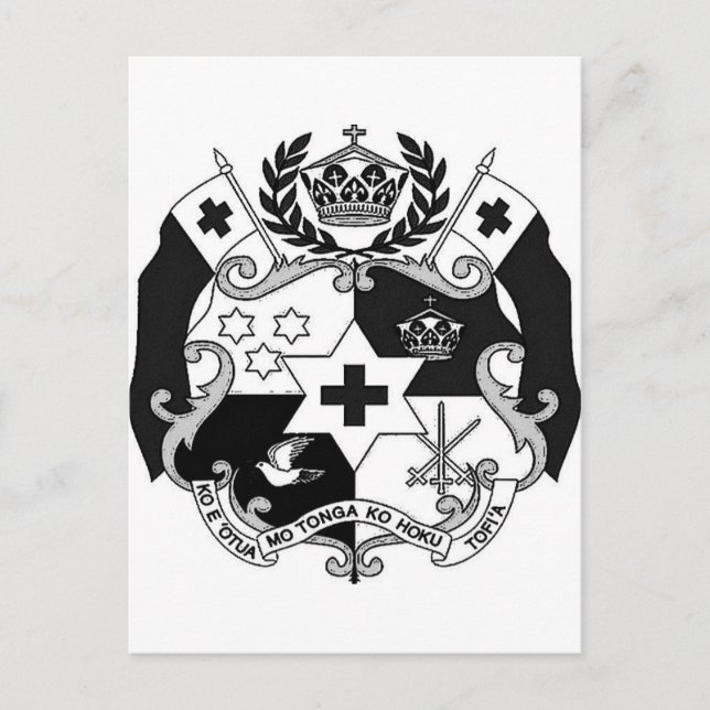 Otua Mo Tonga Productionz Postcard (Front)