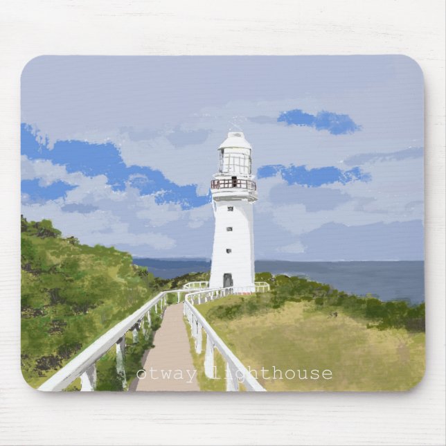 Otway Lighthouse Mouse Pad (Front)