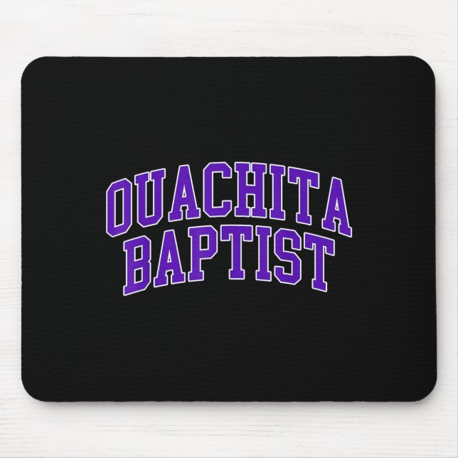 Ouachita Baptist University Athletics Vintage Arch Mouse Mat (Front)