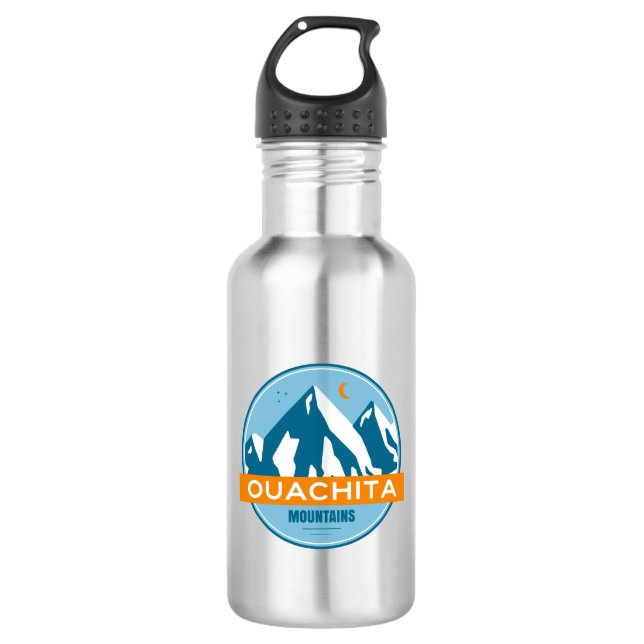Ouachita Mountains Arkansas Oklahoma 532 Ml Water Bottle (Front)
