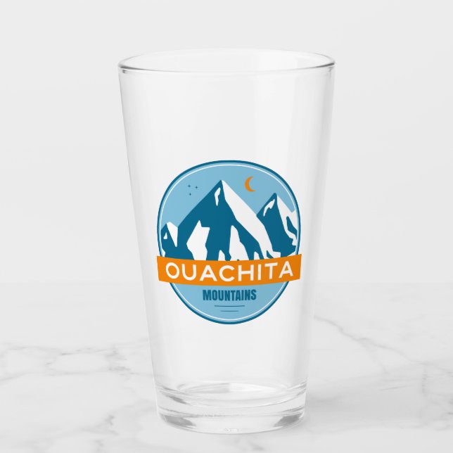 Ouachita Mountains Arkansas Oklahoma Glass (Front)