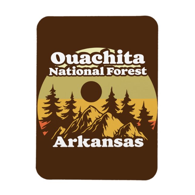 Ouachita National Forest Arkansas Magnet (Vertical)