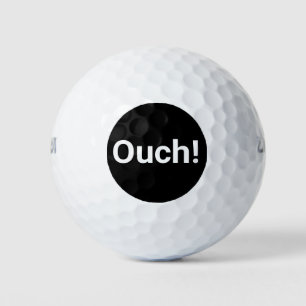 Ouch funny Golf Ball