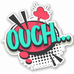Ouch Sticker
