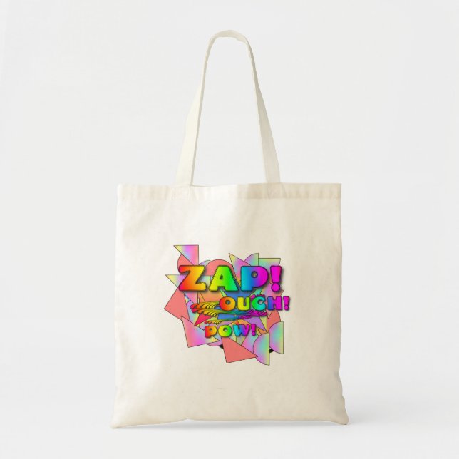 Ouch, Zap Tote Bag (Front)