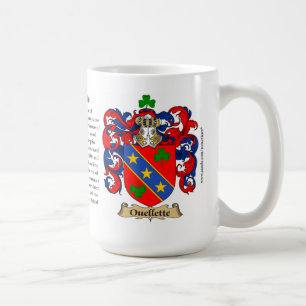 Ouellette Family Coat of Arms Coffee Mug