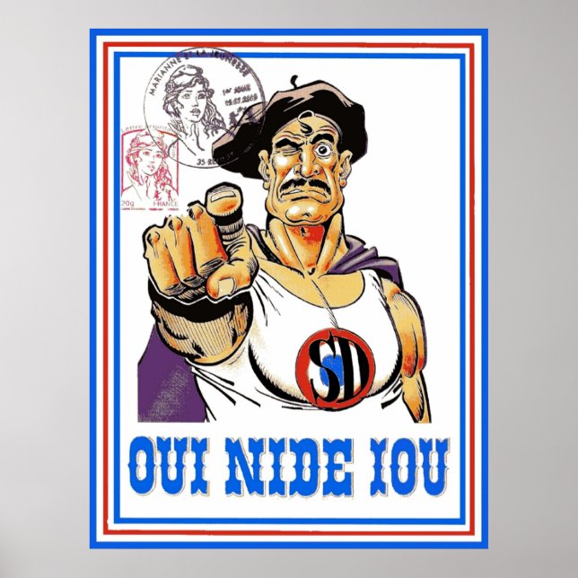 Oui nide Iou Poster (Front)