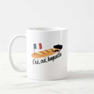 Oui Oui Baguette - Funny French Food Coffee Mug