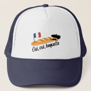 Oui Oui Baguette - Funny French Food Trucker Hat