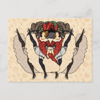 Oui! Oui! Oui! Flora Postcard