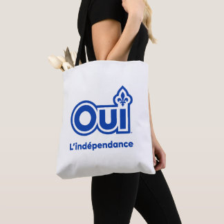 OUI Quebec Independance Tote Bag