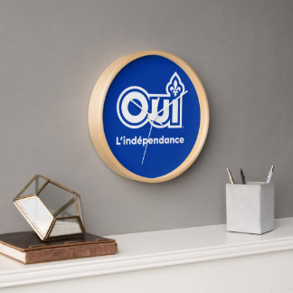 OUI Quebec Referendum Clock
