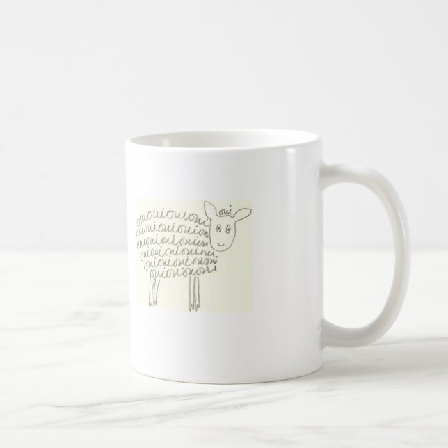 Oui Sheep Coffee Mug (Right)
