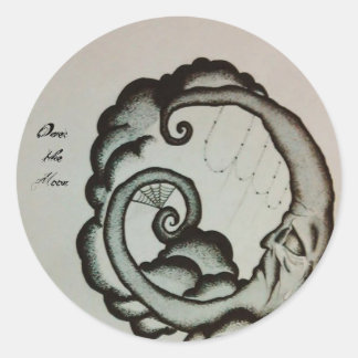 Ouija Moon Decals / Stickers