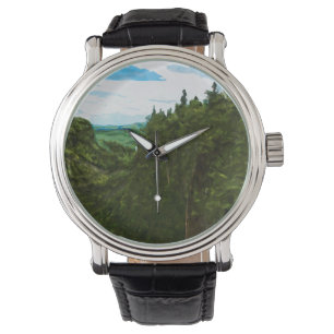 Ouimet Canyon Canada Abstract Impressionism Watch