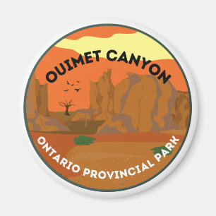 Ouimet Canyon Ontario Provincial Park Magnet