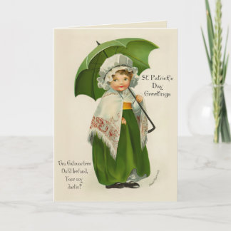 Ould Ireland Greetings -Verse Inside Card