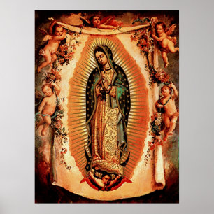 OuOur Lady of Guadalupe and the Angels Poster