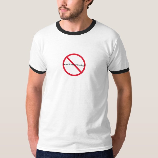 Our # 1 Logo Mens Ringer Tee (Front)
