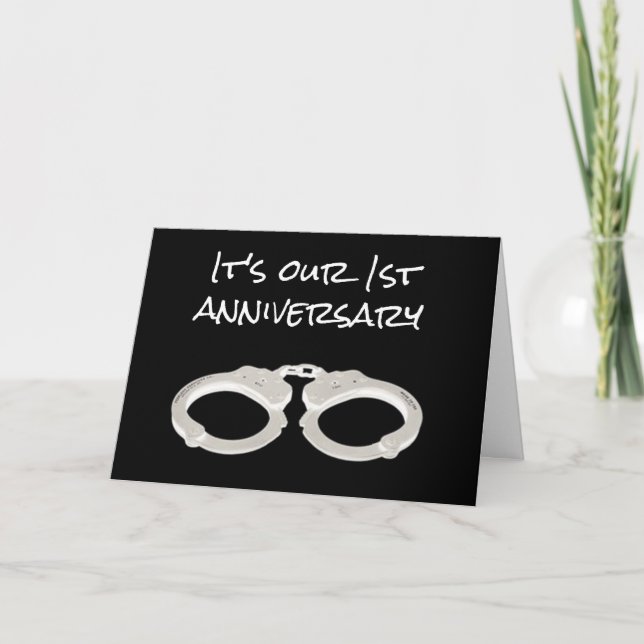 ***OUR 1st ANNIVERSARY*** WANT TO CELEBRATE? Card (Front)
