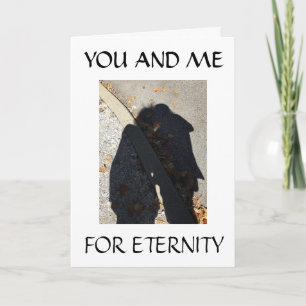 OUR 1st ANNIVERSARY WISH FOR MY LOVE (SHADOWS) Card